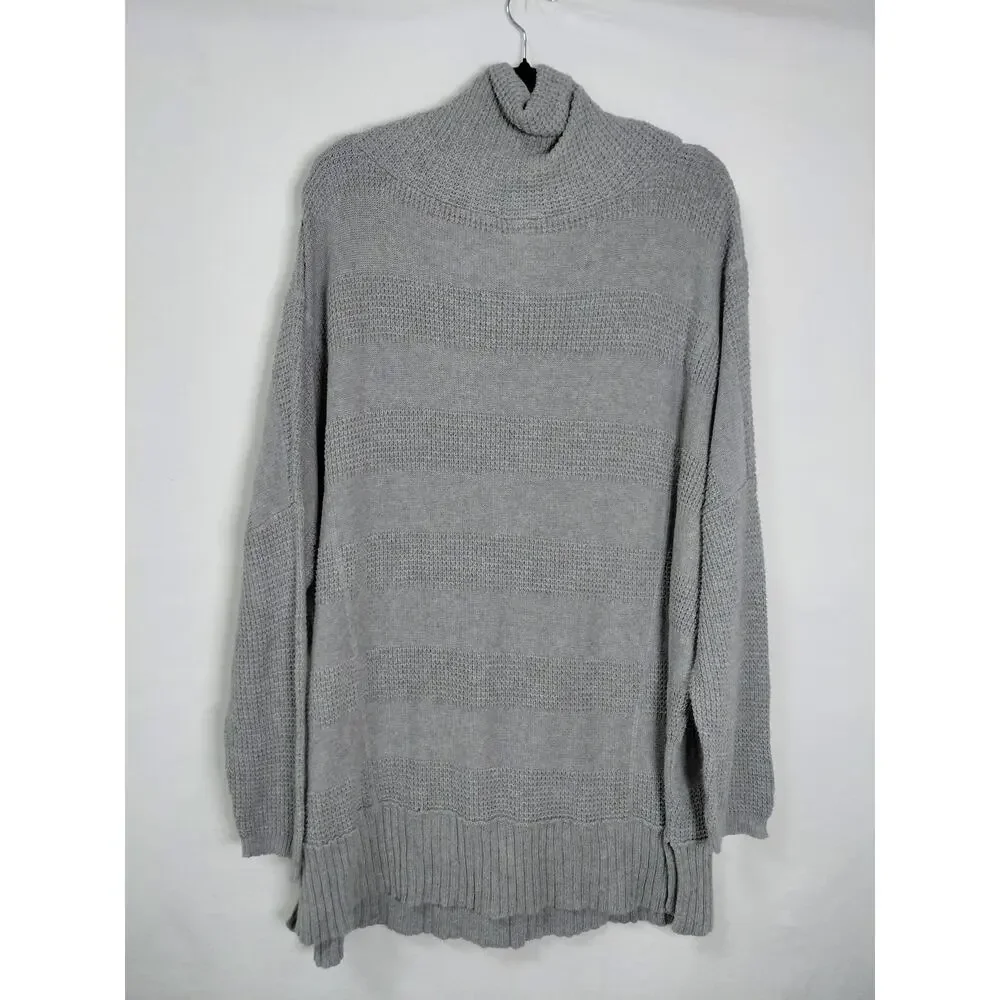 Lane Bryant Gray Pullover Sweater Cowl Neck Women Size 22/24